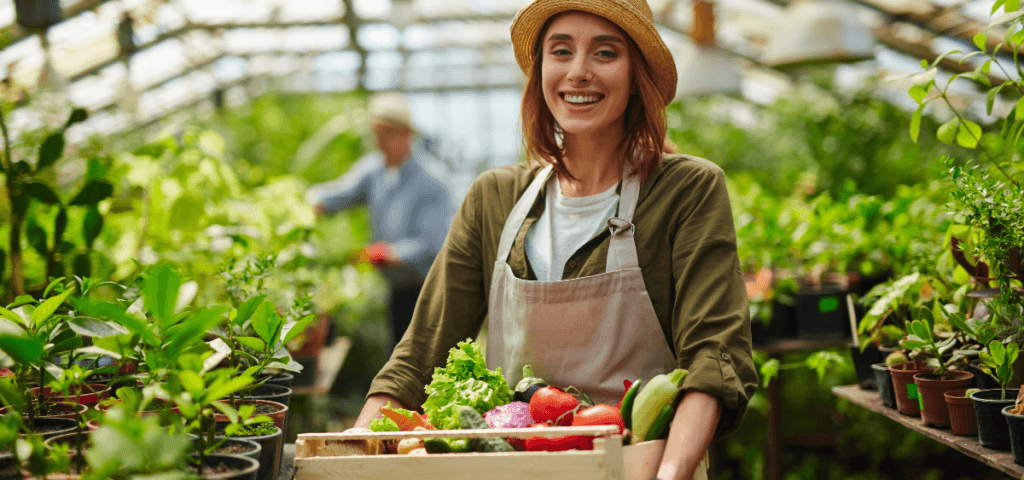 showing the image of benefits of gardening