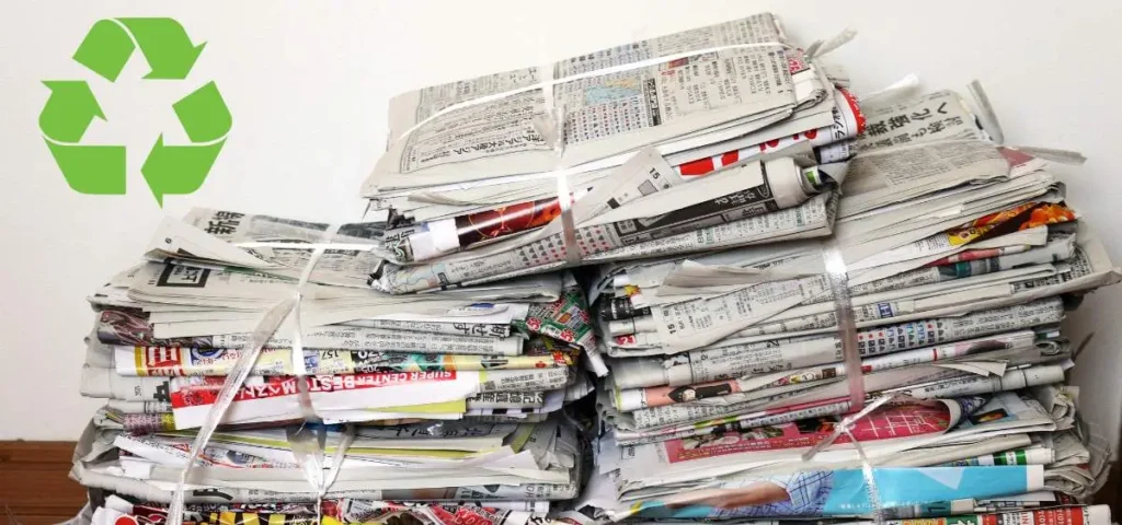 showing the image of how to recycle waste paper at home