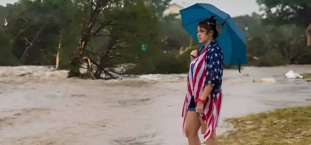 showing the image of camp mystic flood tragedy
