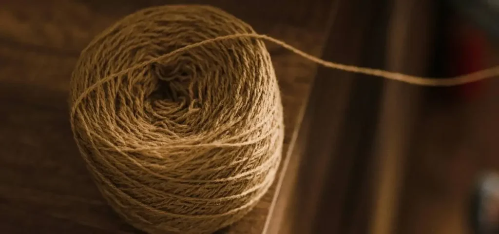 showing the image of jute fabric