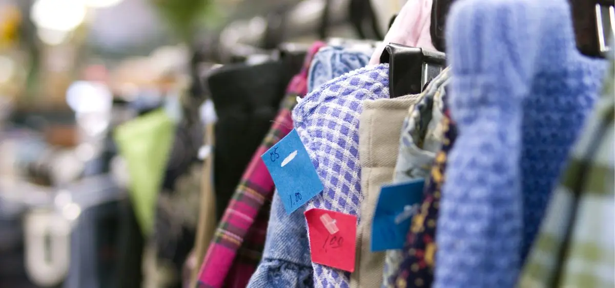 showing the image of thrift shopping