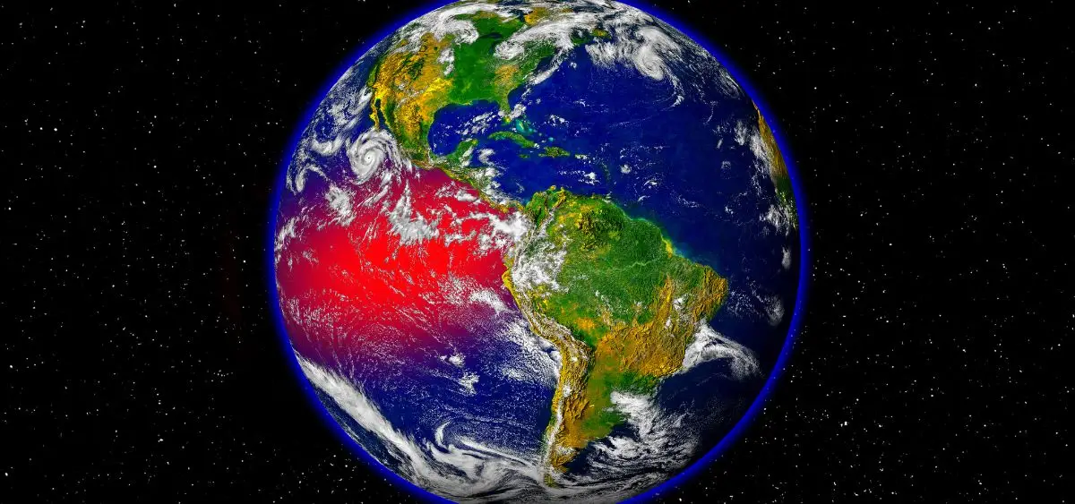 Showing the image of Super El Nino 2026